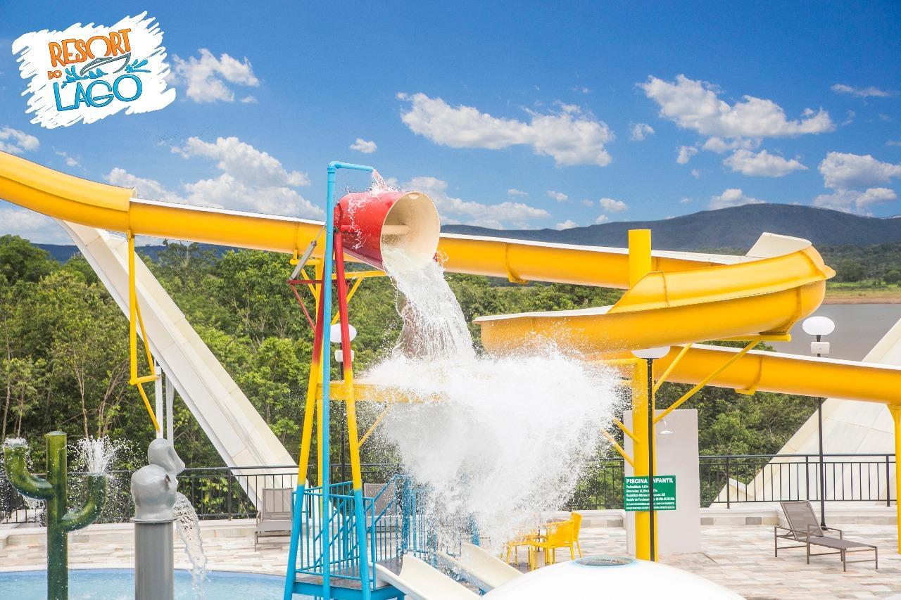 Apto Resort Do Lago Ate 8 Pessoas - Valor Promocional Калдас-Новас Экстерьер фото