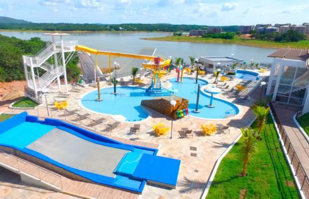 Apto Resort Do Lago Ate 8 Pessoas - Valor Promocional Калдас-Новас Экстерьер фото